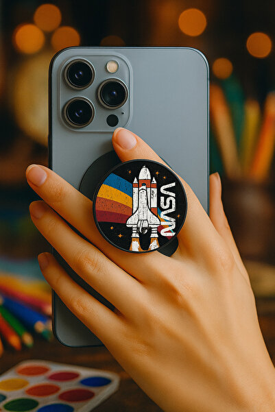 Genel Markalar Nasa Telefon Tutucu Pop Socket Rahat Kullanım Parmak Tutucu Si...