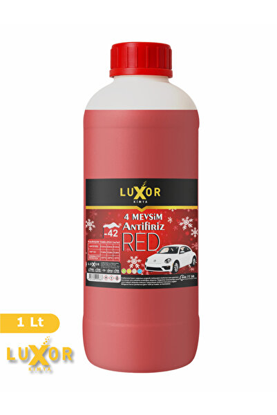 Luxor Kimya Kimya 4 Mevsim -42 Derece Kırmızı Antifriz Konsantre 1 Lt