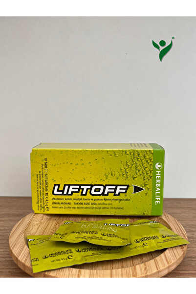 Herbalife Liftoff - Limon Aromalı Efervesan İçecek - 10 Tablet