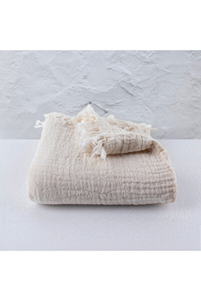 Püskül Tekstil Luxury Muslin Beach Towel Peshtemal, 100% Cotton High Quality Soft Quick Drying Muslin Towel