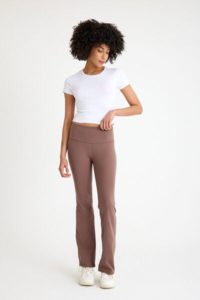 Pulsar Wide Leg Hiking Pants Brown
