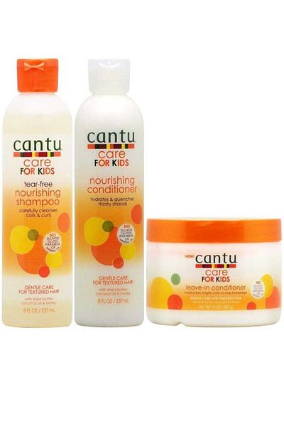 Cantu Care for Kids Nourishing Shampoo & Conditioner & Leave-in Conditioner"Set"