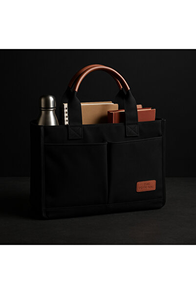 Nova Organized Women's Bag with Black Leather Handle – Multi-Compartment and Convenient