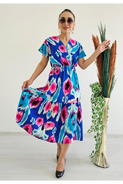 6 butik altı üstü butik Нова рокля с двойно закопчаване