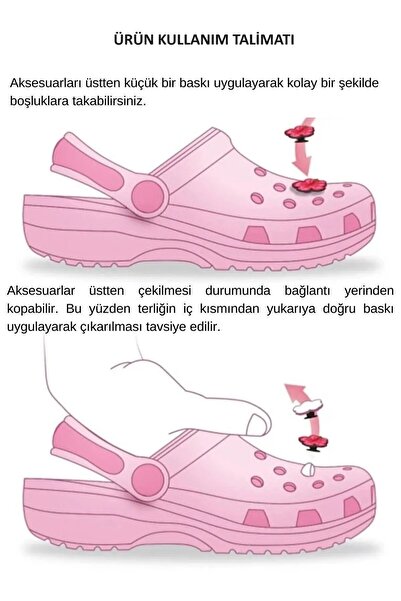 odaburada Terlik Süsü-terlik Tokası Mickey 12'li Set