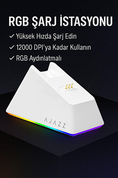 Ajazz Aj139 V2 Mc 24.000 Dpı Paw3311 Ultra Hafif 3 Modlu Oyuncu Mouse - 500mah Batarya