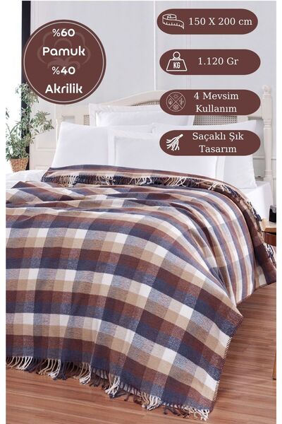 Karna Home Бавовняна телевізійна ковдра Hare 150x200 см