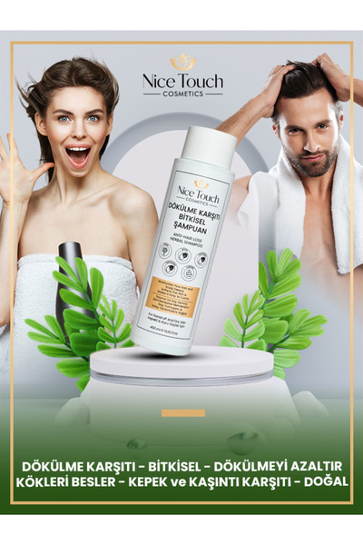 Nice touch Saç Dökülmesine Karşı Hızlı Sac Uzatan Dolgunlaştırıcı Onarıcı Besleyici Şampuan