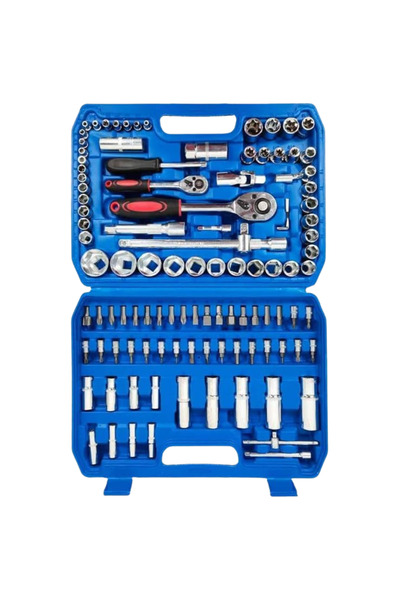 ulubag Set of 108 chrome vanadium socket wrenches and bits New Tools