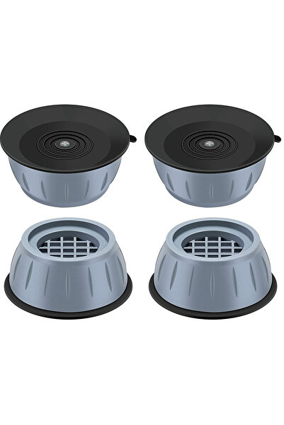 Blasko Set of 4 Non-Slip Feet for Washing Machine and Furniture, Reduce Vibration and Noise