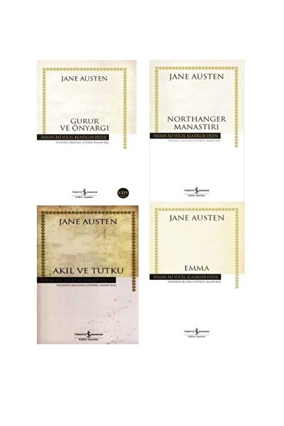 TÜRKİYE İŞ BANKASI KÜLTÜR YAYINLARI Gurur Ve Önyargı - Akıl Ve Tutku - Emma - Northanger Manastırı TELEFON TUTUCU/ 4 Kitap set