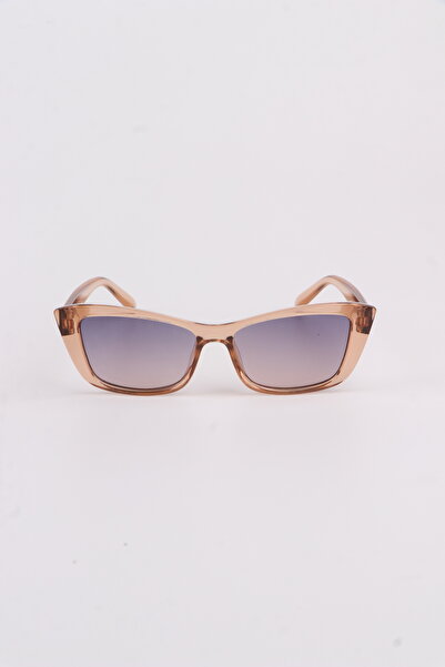 Chunky Frame Unisex Cat Eye Vintage Bal Nude Güneş Gözlüğü