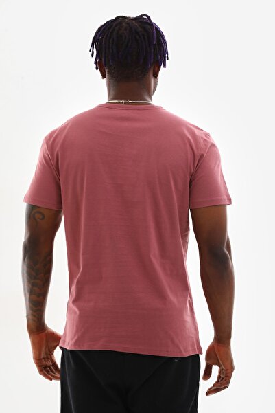 Mood Lab Ανδρικό μπλουζάκι με στάμπα με σλόγκαν από 100% βαμβακερό λαιμόκοψη