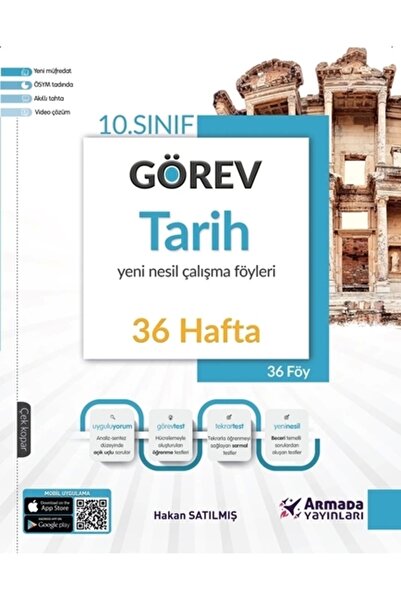 Armada Yayınları 10. Sınıf Görev Tarih Yeni Nesil Çalışma Föyleri 36 Hafta / ...