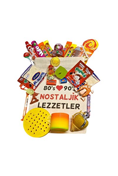Nostaljik Lezzetler Kese Nostaljik Hediye Paketi 80'ler 90'lar