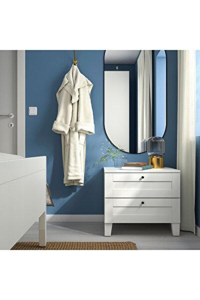 IKEA komodin, beyaz, 60x57x53 cm