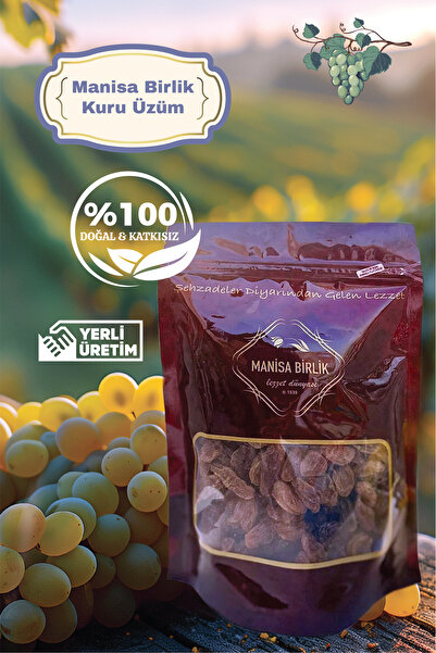 MANİSA BİRLİK Manisa Birlik Doğal Sultaniye Üzümü (güneşte kurutulmuş) 300 GR