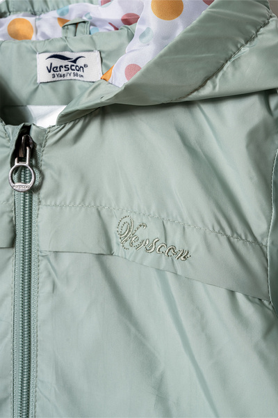 Verscon Girl's Hooded Embroidered Raincoat & Windbreaker 3 - 8 Years