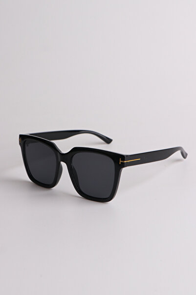 Chunky Frame Neptun Unisex Luxury Black Sunglasses