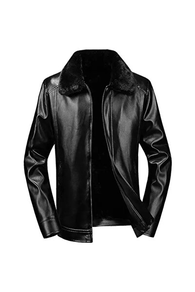 NYC GİYİM TEKSTİL Yakası Ve Içi Kürk Mont