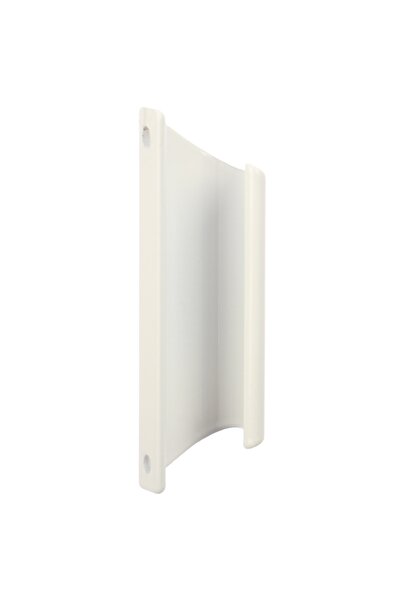 SOLIDON Mâner pentru ușă de balcon, tip scoică, alb, 92 x 27,36 mm
