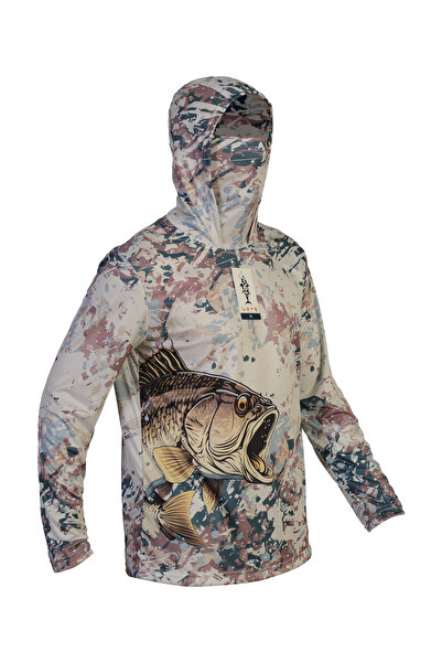 dkmoutdoor Orkw Kapüşonlu Uzun Kollu Balıkçı Ve Su Sporları Uv Korumalı Su It...