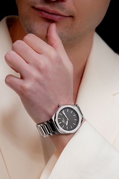 FERRO Silver Steel Cord Men's Watch F11535A-A2