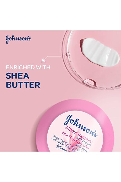 Johnson Johnson's Shea Butter Face & Body Moisturizing Cream 300ml
