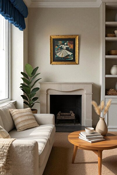 Ahsen resim çerçeve Εμπνευσμένη από την ιστορία της Σεζάν, ρεαλιστική εκτύπωσ...