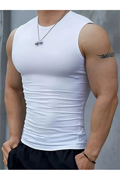 AY10 RUTBİL Sıfır Kol Fitness Body  GYM Body  Sporcu Uzun Sıfır Fitness Body ...