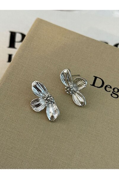 MioArt Women's Flora Stone Flower Earrings