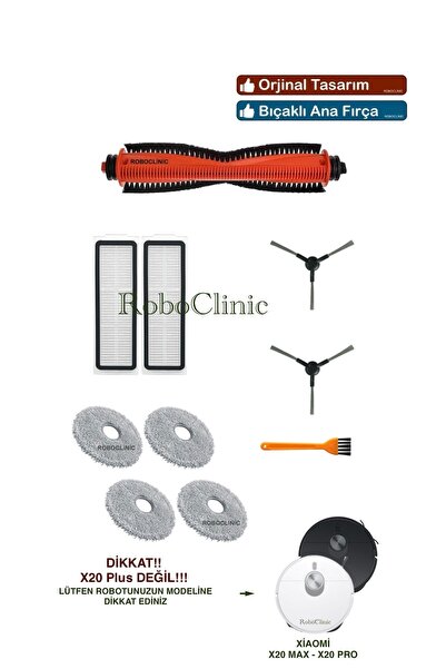 Roboclinic Xiaomi X20 Max / X20 Pro (NU este PLUS!!) Perie de schimb compatib...