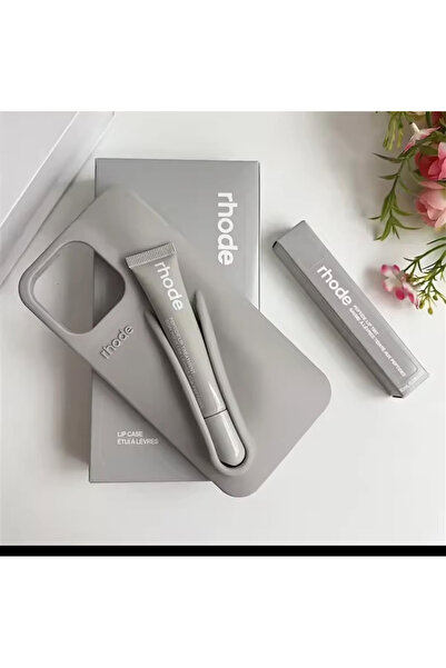 rhode İPHONE 16 Promax Uyumlu SHORTCAKE LİP CASE LOGOLU TELEFON KILIFI KAPAK COVER CASE