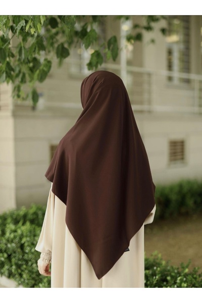 FRESCO SCARFS Tesettür Hijab Medine Ipeği Eşarp Acı Kahve