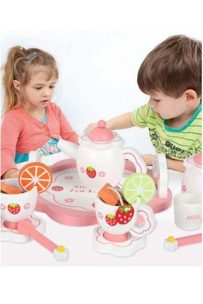 COOYA Pretend Play Tin Tea Toy Set,Durable,Great Gift For boys Girls 3+