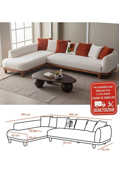 ARTEMİS KÖŞE KOLTUĞU 300 CM x 200 cm