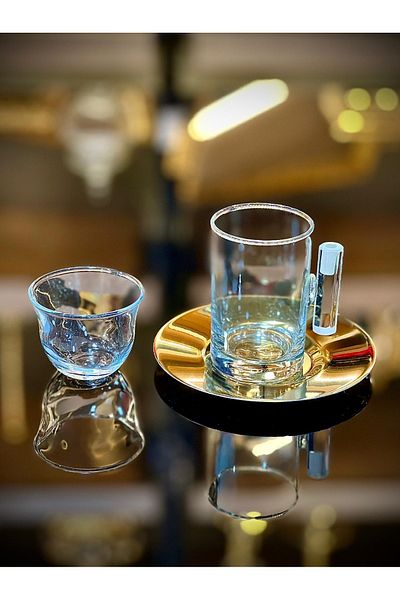 Eslim 18 Pieces Tea Cup Mirra Coffee so