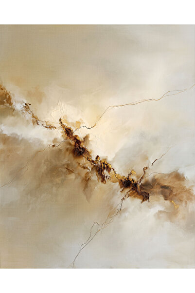 fuart.co Duman Krem Dijital Baskı Poster (Çerçevesiz)