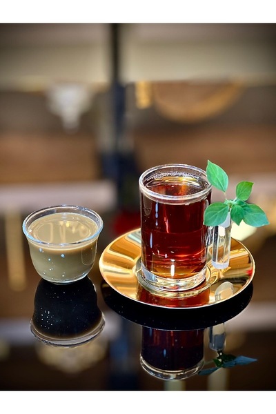 Eslim 18 Pieces Tea Cup Mirra Coffee so