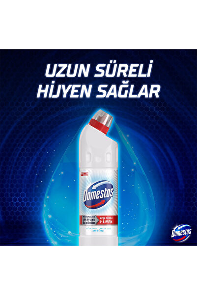 Domestos Yoğun Kıvamlı Çamaşır Suyu Kar Beyazı Maksimum Hijyen 750 ML 6 Adet