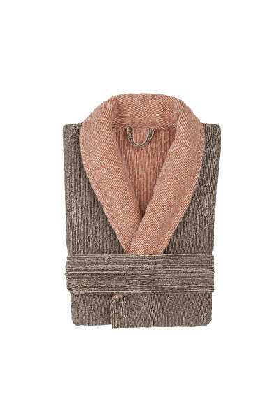 CASA LUSSO رداء حمام شاليكا مصبوغ من الغزل المصبوغ