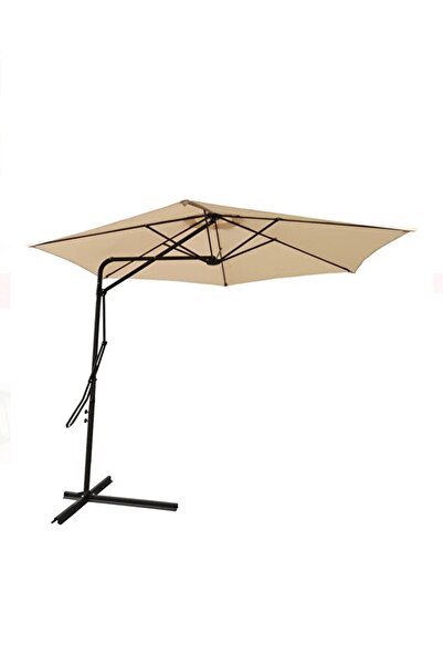 Genel Markalar Bahçe Şemsiyesi Yandan Kollu Ampul Şemsiye