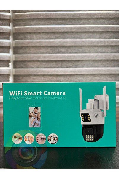 Opticam RX23AI Çift Kamera 3+3 MP Alarmlı Sirenli Wifi Güvenlik Kamerası + 1.5A Adaptör