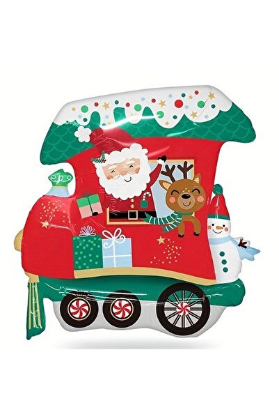 partidolu Shaped New Year Santa Claus and Friends Trending Foil Balloon 66 X 60 cm 1 Piece