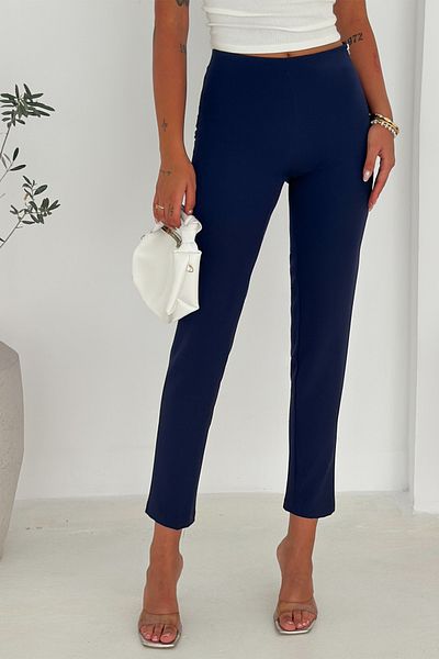 EGHO Zippered Regular Waist Bell Cloth Women's Carrot Pants