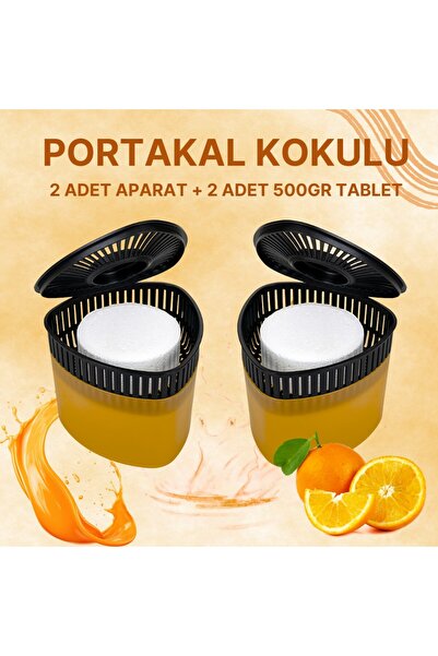 Saban 2 Adet 500 gr Nem Alıcılı Ve Rutubet Giderici Aparat Üçgen Portakal (TA...