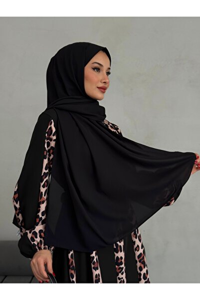 Butik KREP ŞAL SİYAH