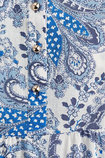 H&M Katlı Midi Elbise