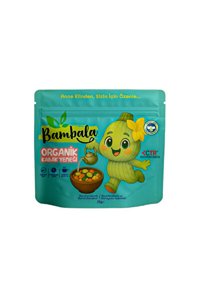 Bambala 10 Dakika - Organik Kabak Yemeği 25g Dondurularak kurutulmuş