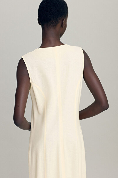 H&M Keten Karışımlı Elbise